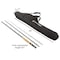 Leisure Sports Fly Fishing Pole, 3 Piece Collapsible 97-inch Fiberglass and Cork Rod and Ambidextrous Reel with Case 696223BLM - alternate 3
